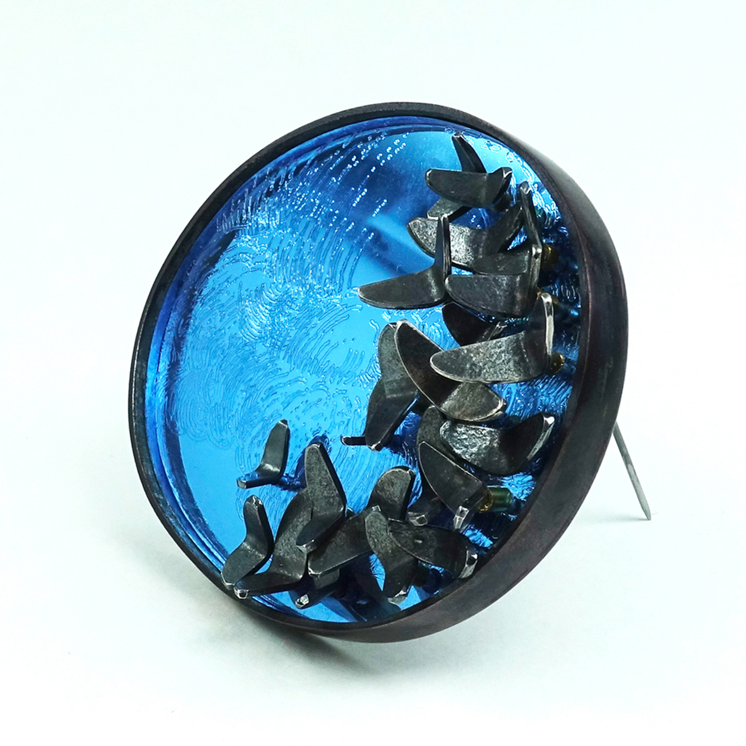 Cari-Jane Hakes  Murmuring Flock Brooch