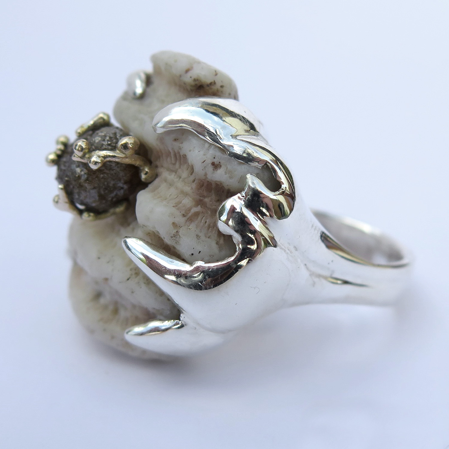 Anna Kolosova  "Sea Gift" Coral Ring
